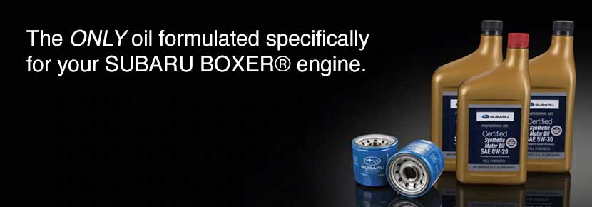 Picture of Subaru Certified Oil formulated for your Subaru Boxer engine. | Subaru World of Newton in Newton NJ