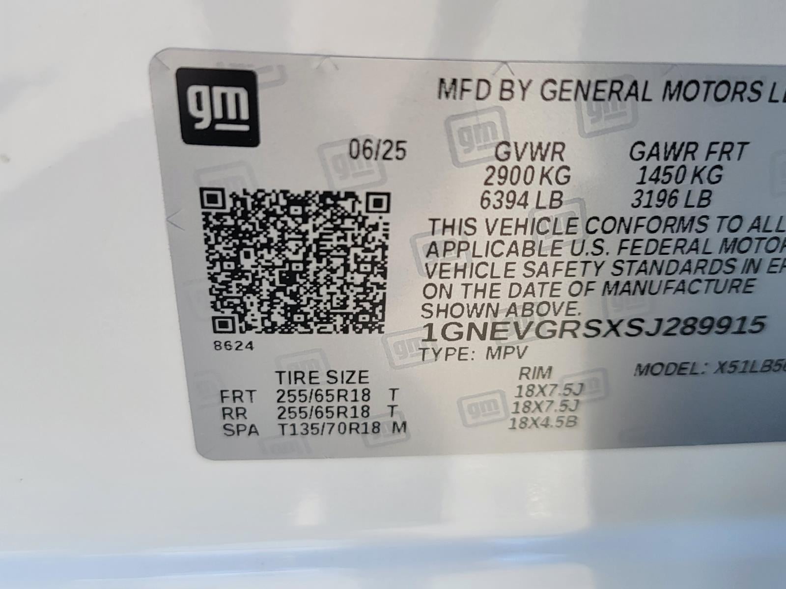 2025 Chevrolet Traverse LT