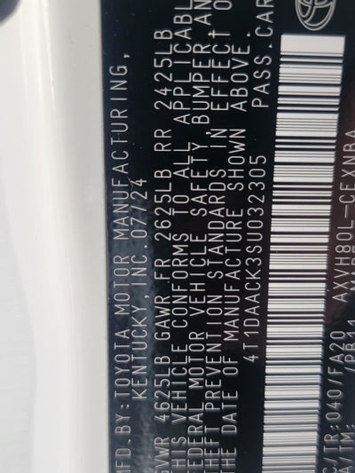 2025 Toyota Camry LE