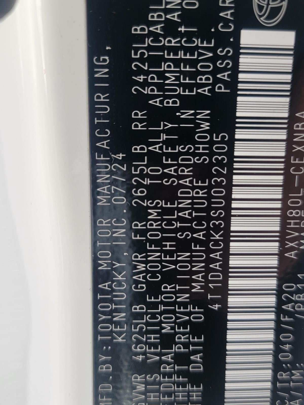 2025 Toyota Camry LE