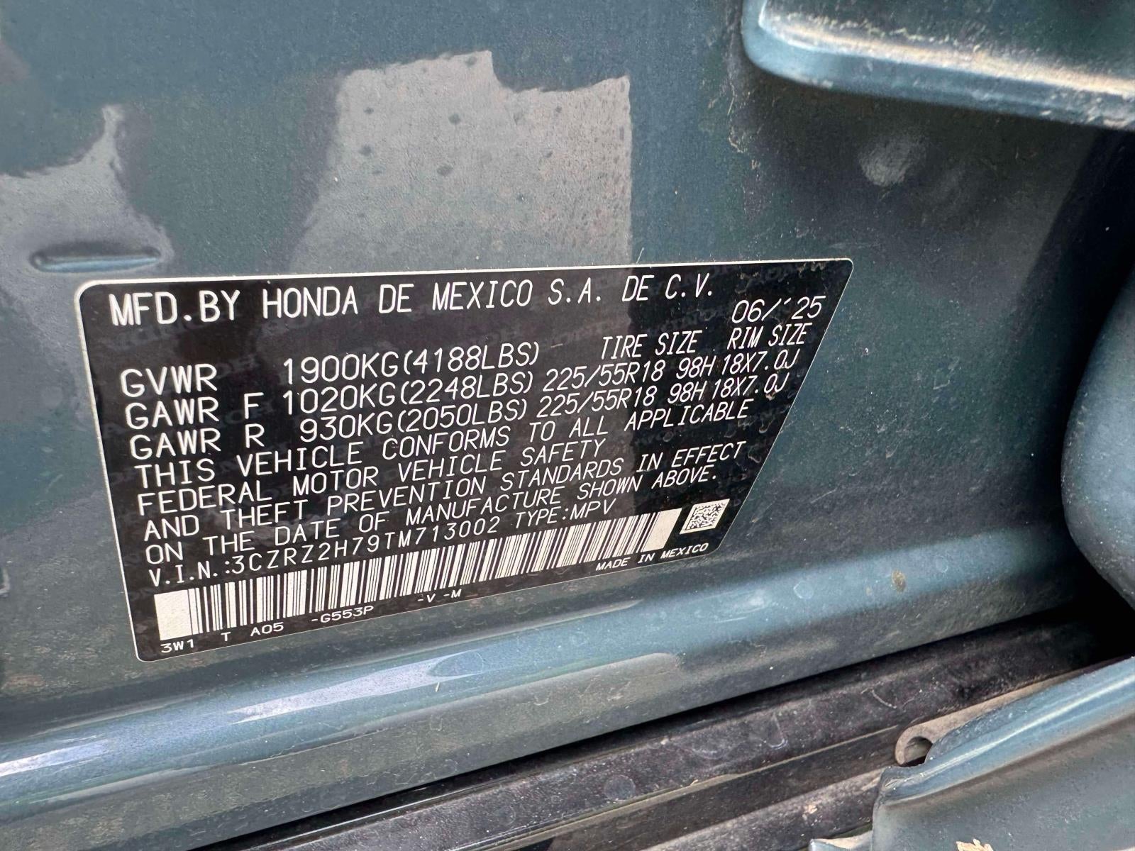 2026 Honda HR-V EX-L AWD CVT