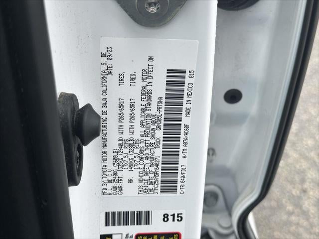 2023 Toyota Tacoma 4WD TRD Sport Double Cab 5' Bed V6 MT (Natl)