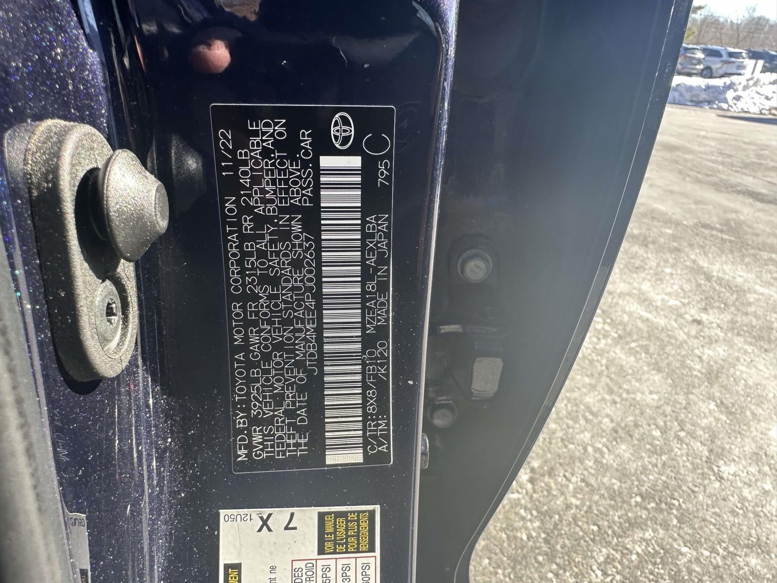 2023 Toyota Corolla LE CVT (Natl)