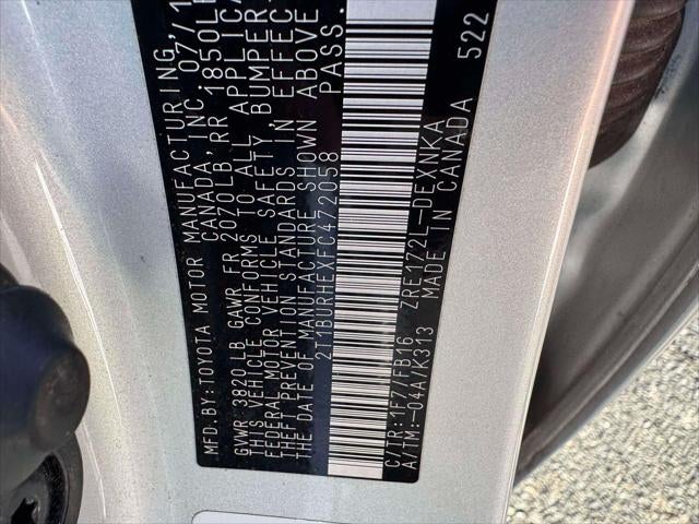 2015 Toyota Corolla 4dr Sdn CVT LE (Natl)