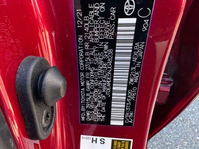 2022 Toyota Corolla Hybrid LE CVT (Natl)