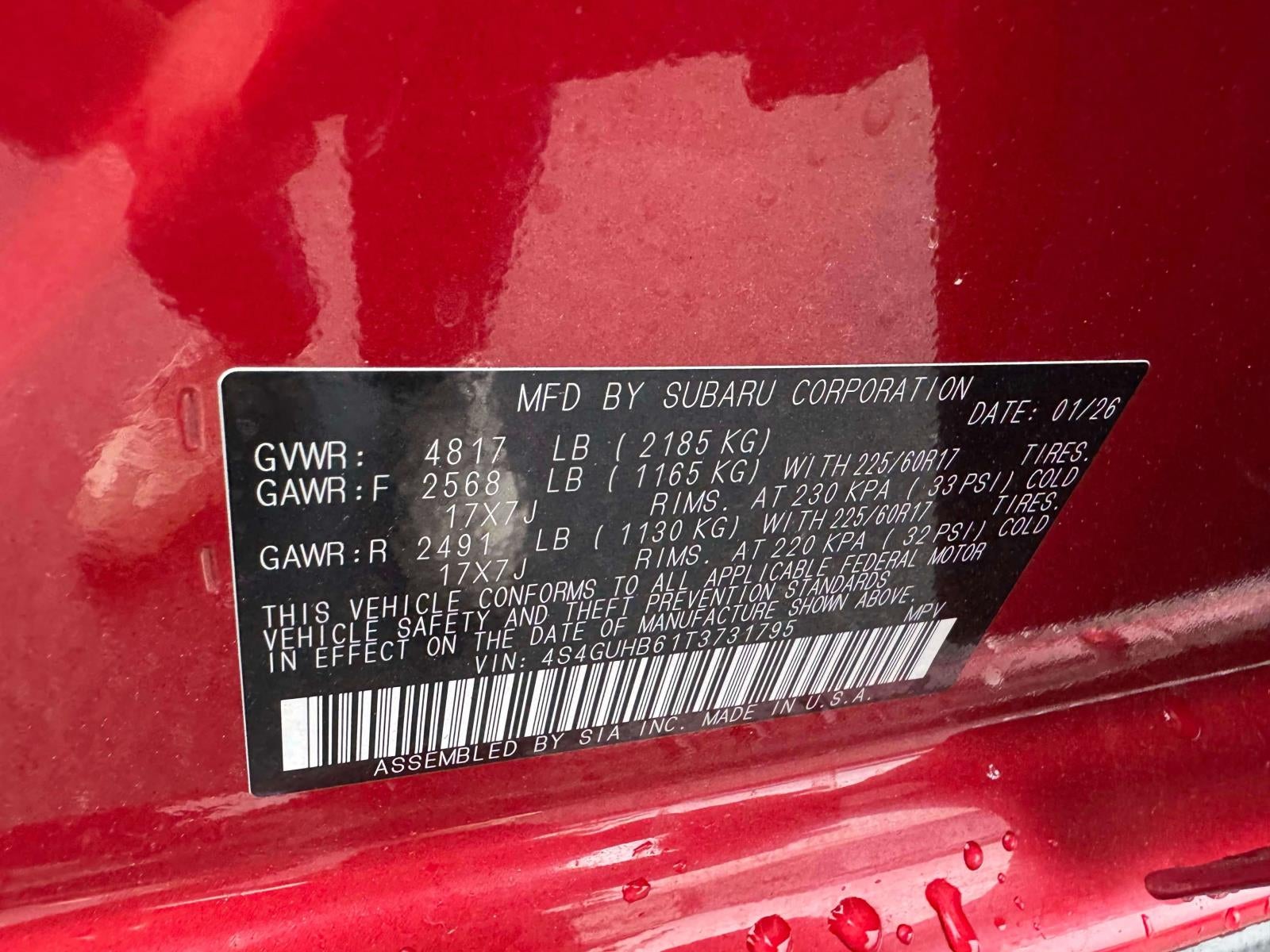 2026 Subaru CROSSTREK Base