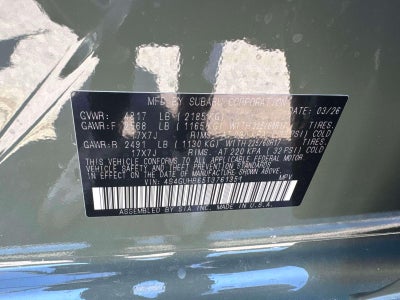 2026 Subaru CROSSTREK Base