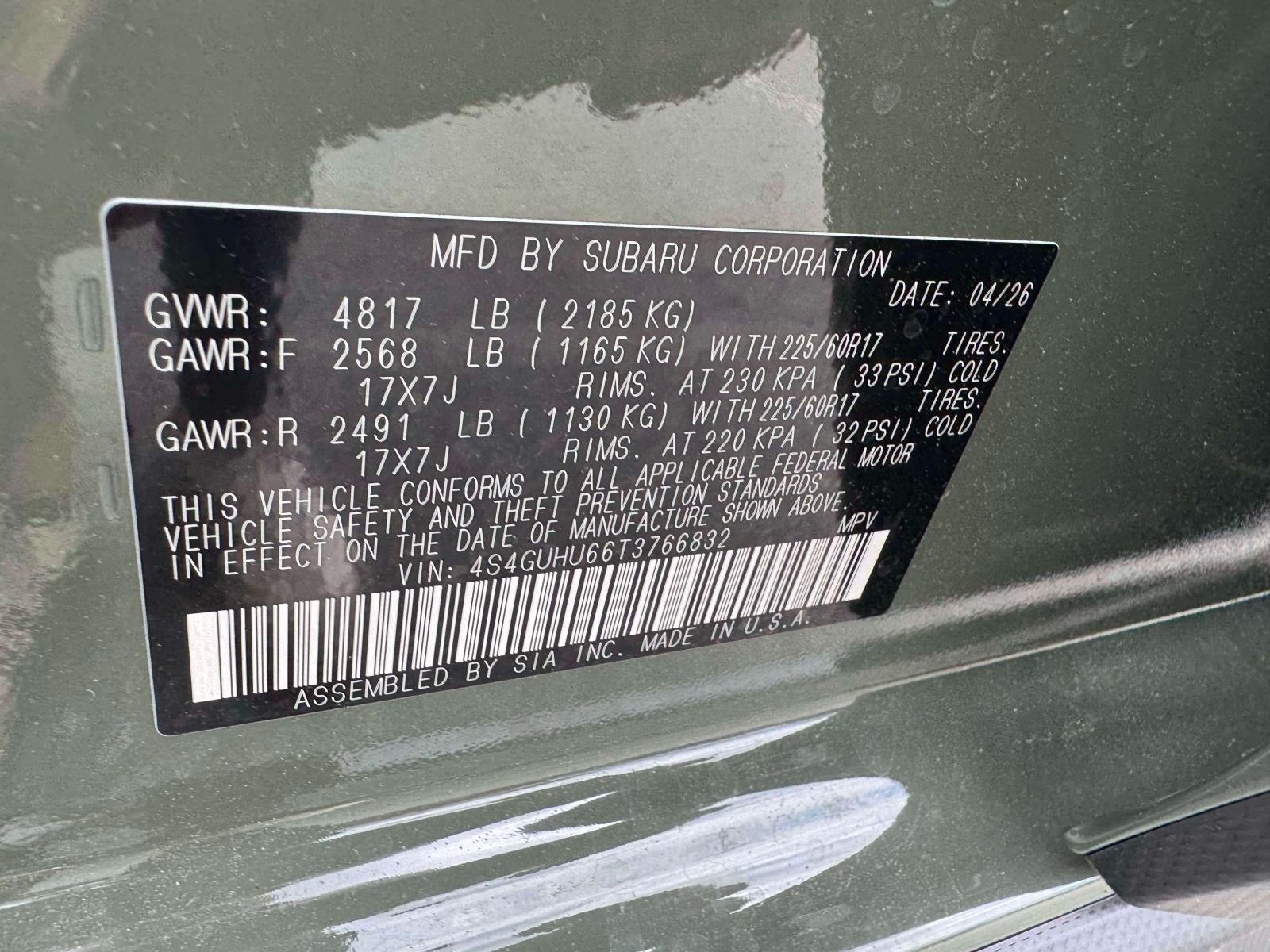 2026 Subaru CROSSTREK Wilderness