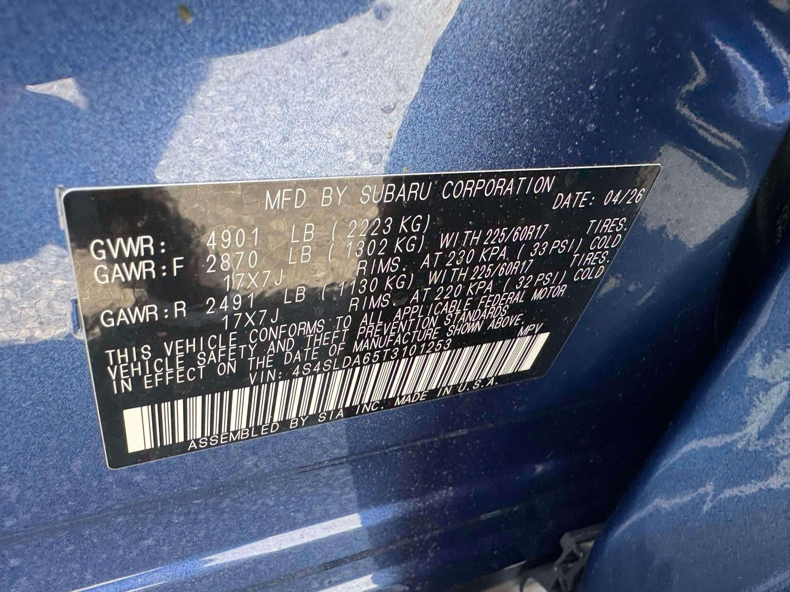 2026 Subaru FORESTER Standard Model