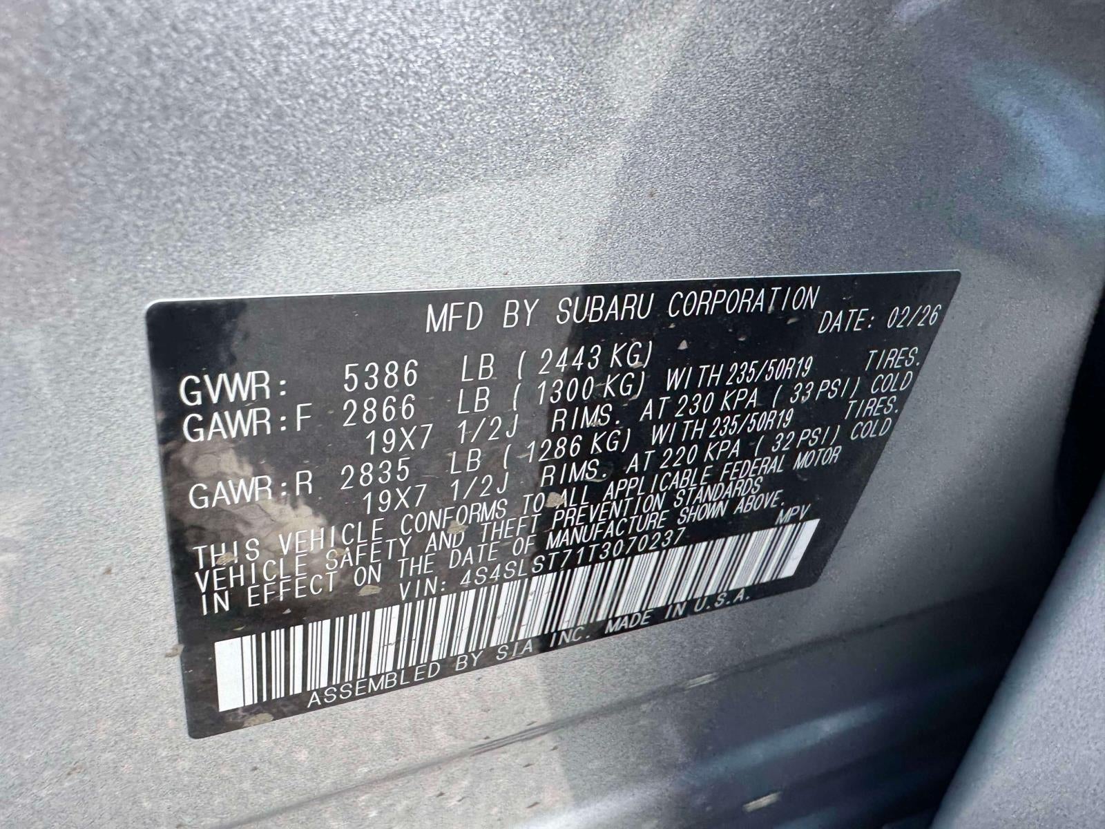 2026 Subaru FORESTER Touring Hybrid