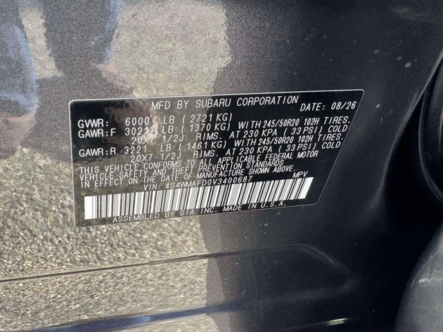 2027 Subaru ASCENT Limited 8-Passenger