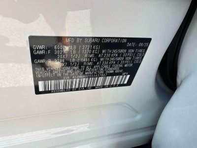 2025 Subaru ASCENT Bronze Edition