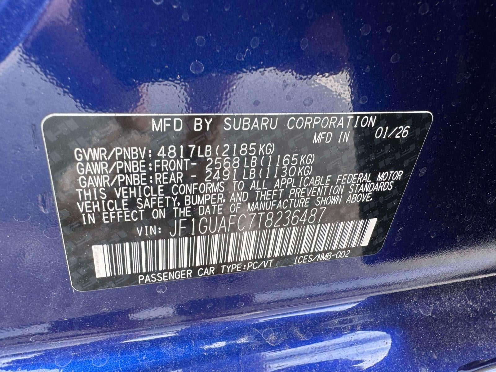 2026 Subaru IMPREZA Sport