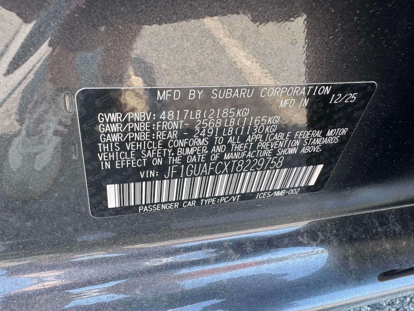 2026 Subaru IMPREZA Sport