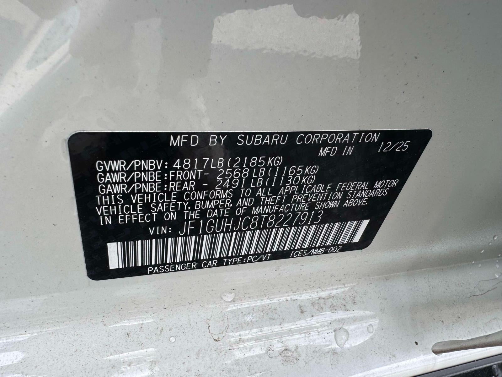 2026 Subaru IMPREZA RS