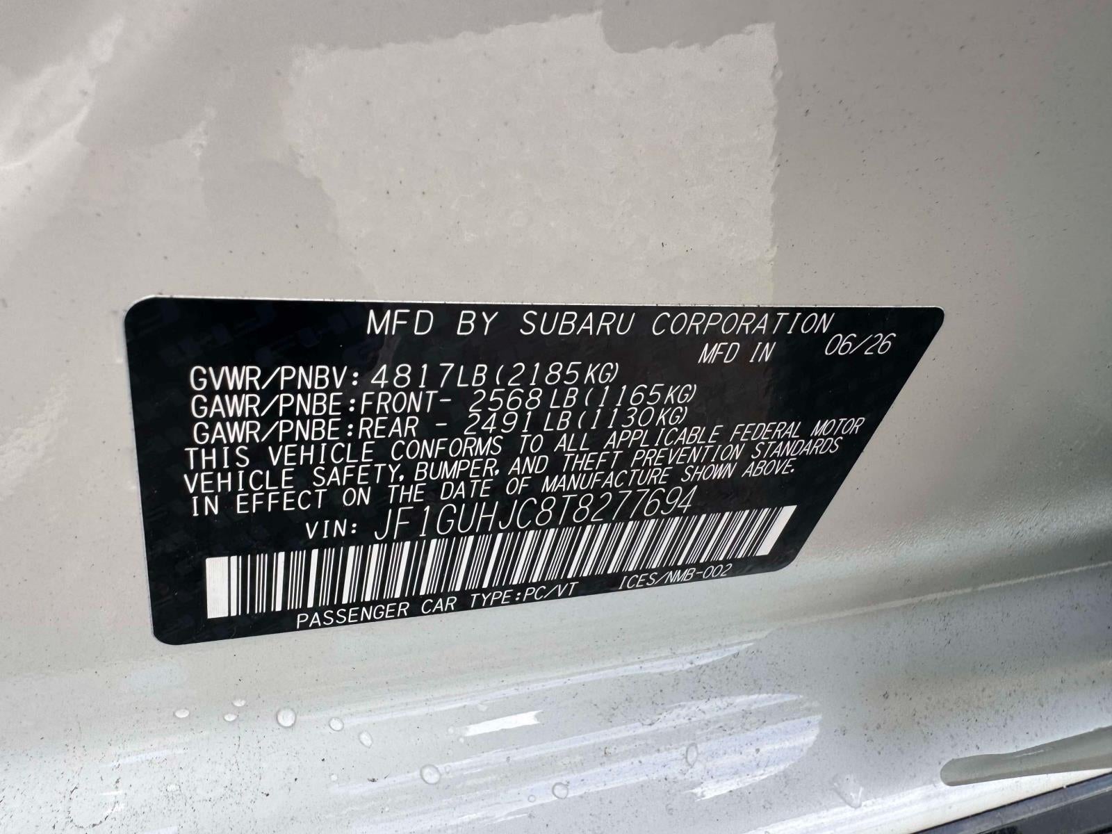 2026 Subaru IMPREZA RS