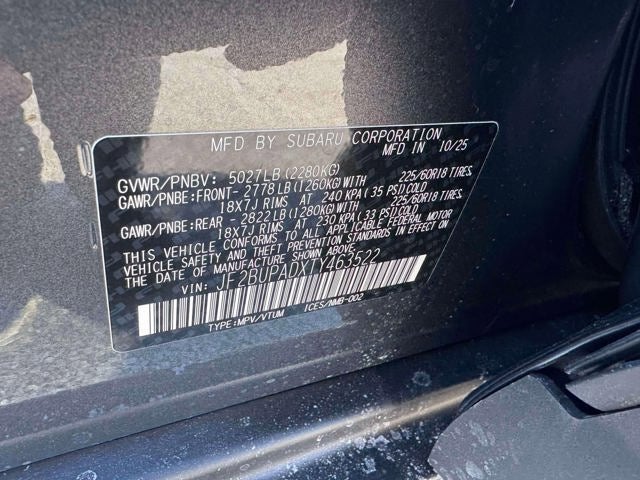 2026 Subaru OUTBACK Premium