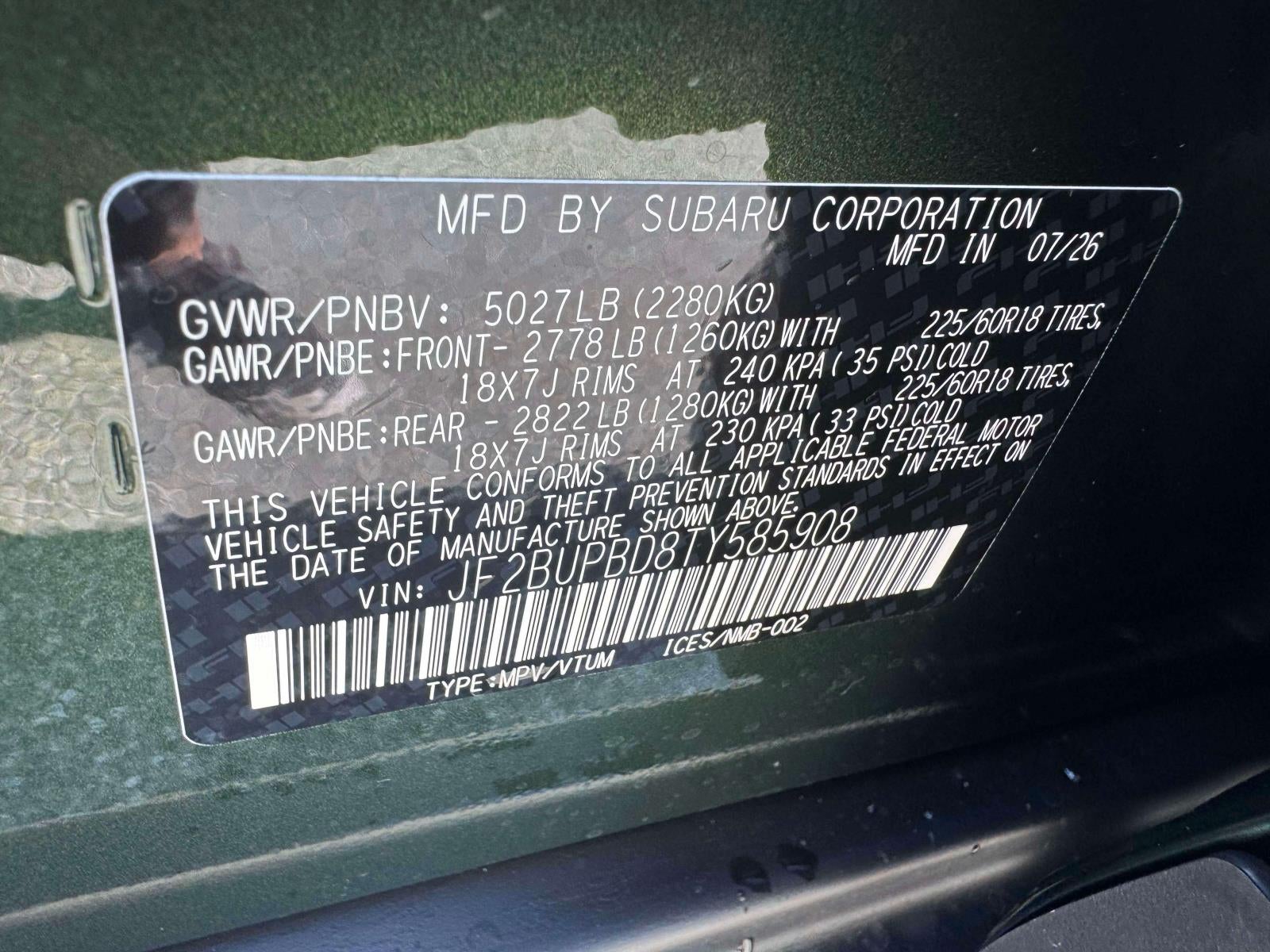 2026 Subaru OUTBACK Premium