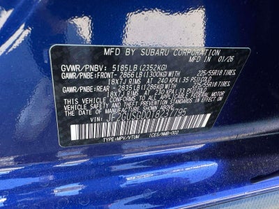 2026 Subaru CROSSTREK Sport Hybrid