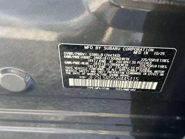 2025 Subaru FORESTER Limited Hybrid