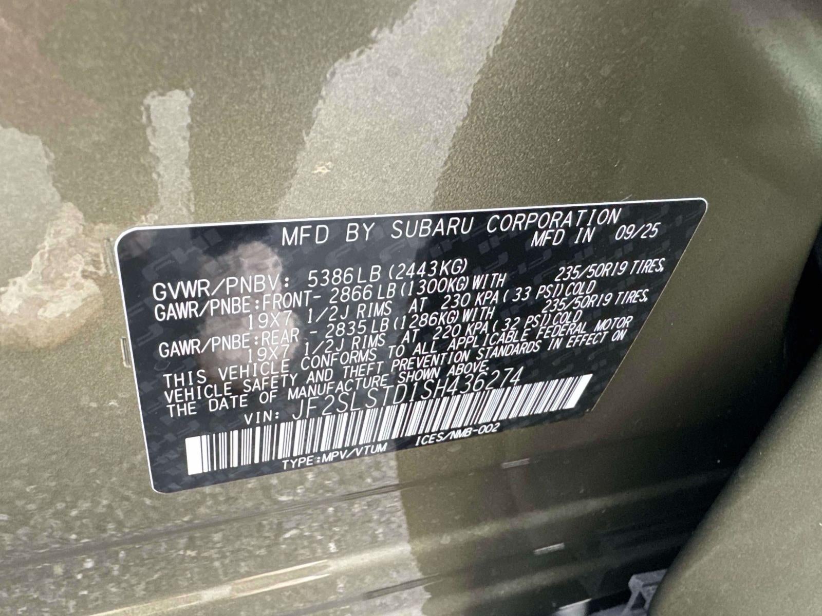 2025 Subaru FORESTER Touring Hybrid