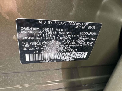 2025 Subaru FORESTER Touring Hybrid