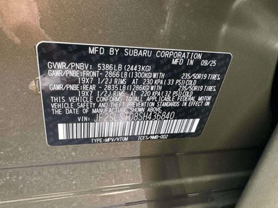 2025 Subaru FORESTER Touring Hybrid