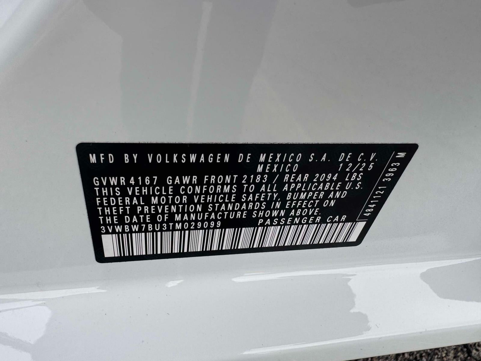 2026 Volkswagen Jetta Sport Auto