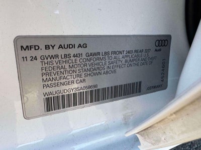 2025 Audi A3 40 Premium