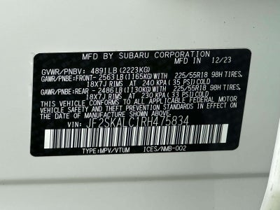 2024 Subaru Forester Limited AWD