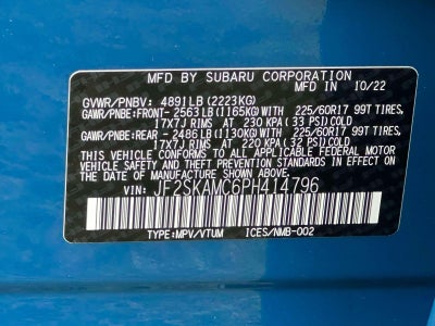 2023 Subaru Forester Wilderness CVT