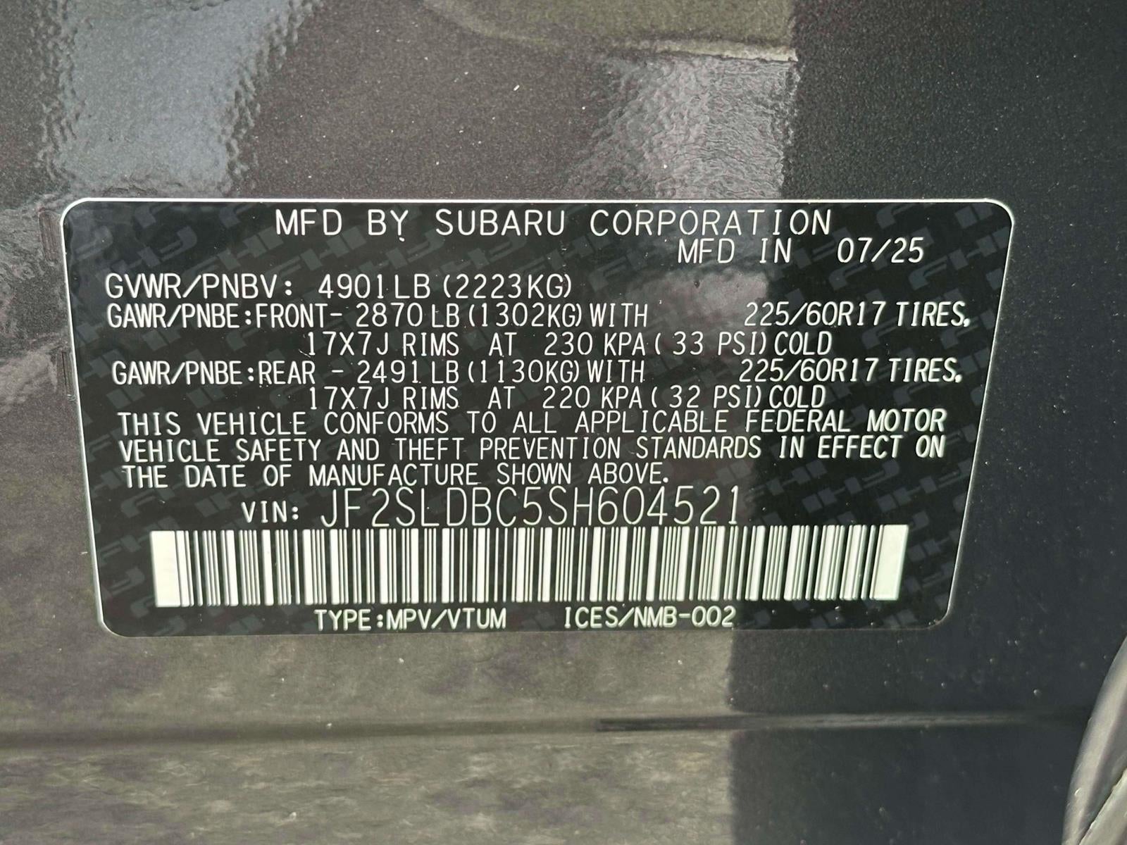2025 Subaru Forester Premium AWD