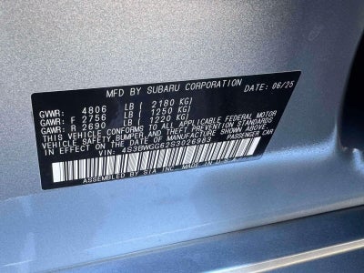 2025 Subaru Legacy Sport AWD