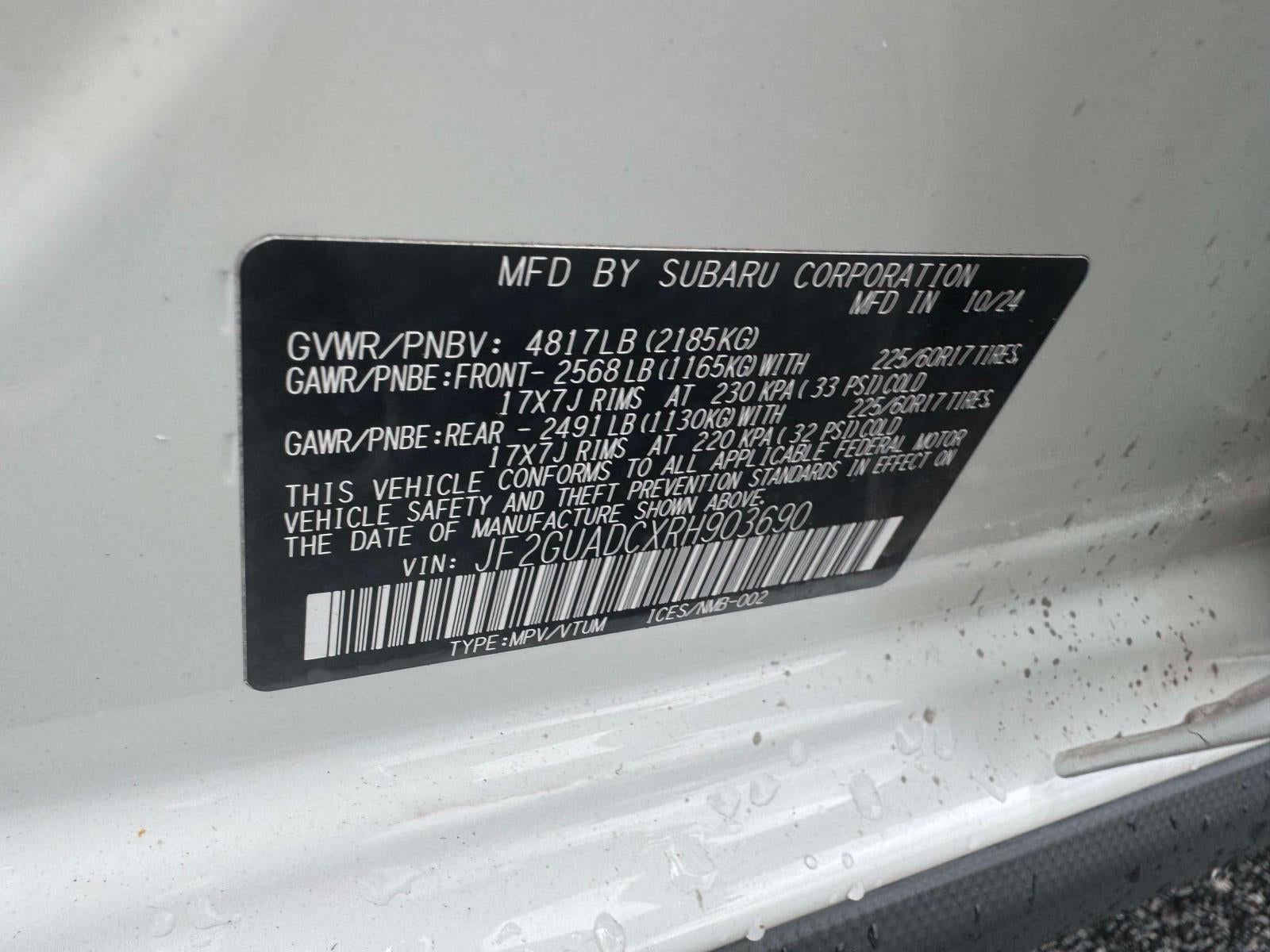 2024 Subaru Crosstrek Premium AWD