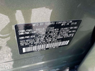 2020 Subaru Forester CVT