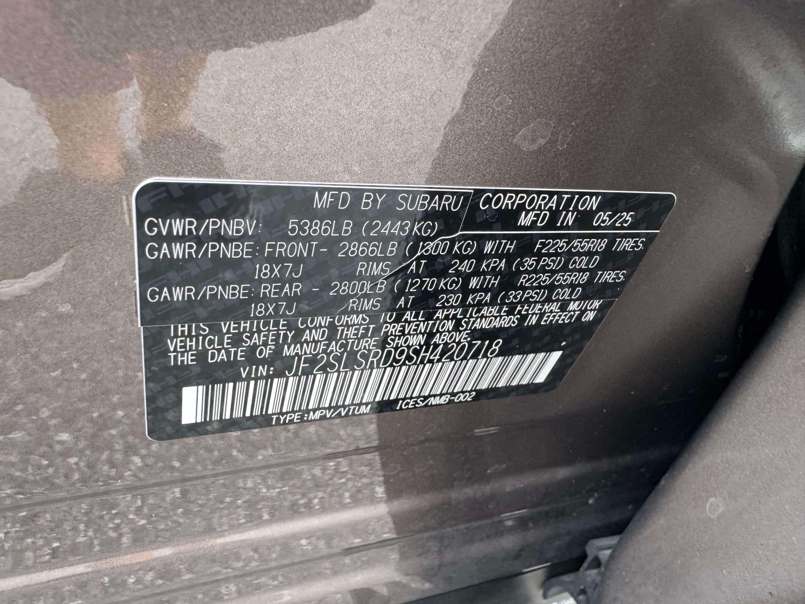 2025 Subaru Forester Limited Hybrid AWD