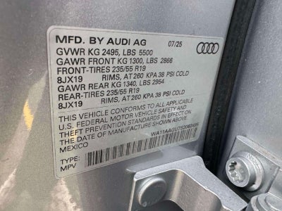 2025 Audi Q5 Premium 2.0 TFSI quattro