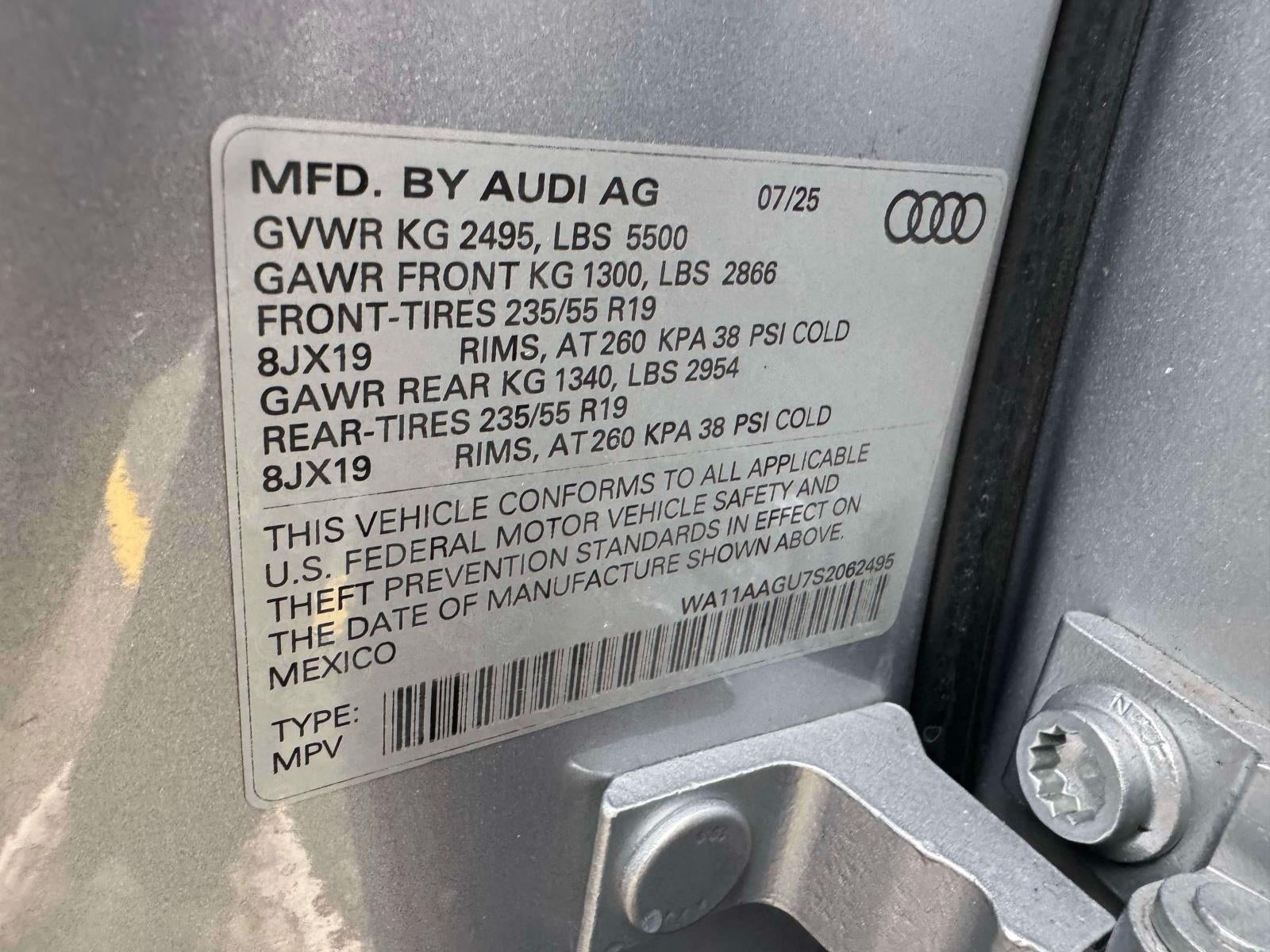 2025 Audi Q5 Premium 2.0 TFSI quattro