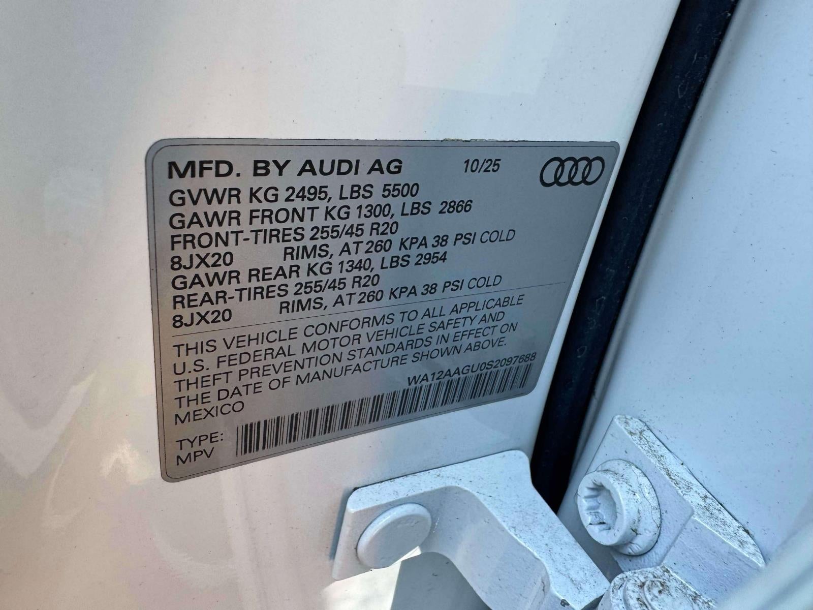 2025 Audi Q5 Premium Plus 2.0 TFSI quattro