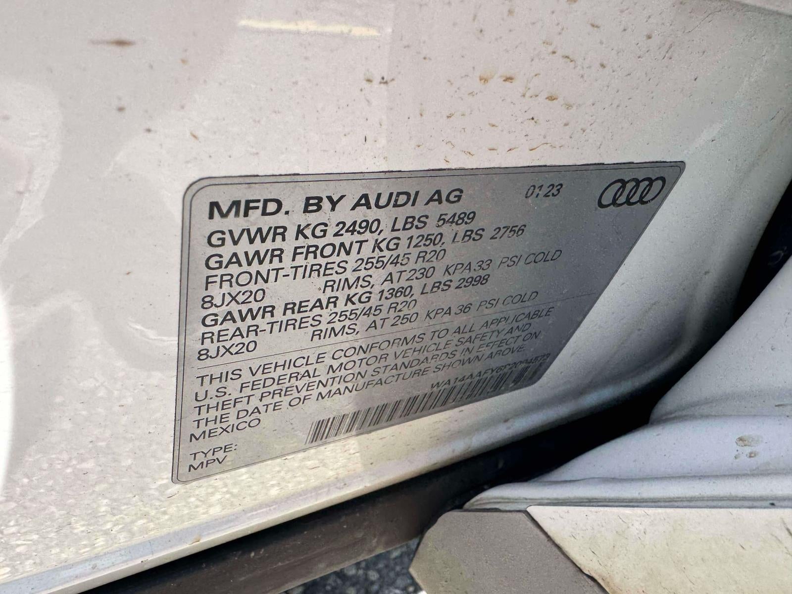 2023 Audi Q5 Sportback S line Premium 45 TFSI quattro