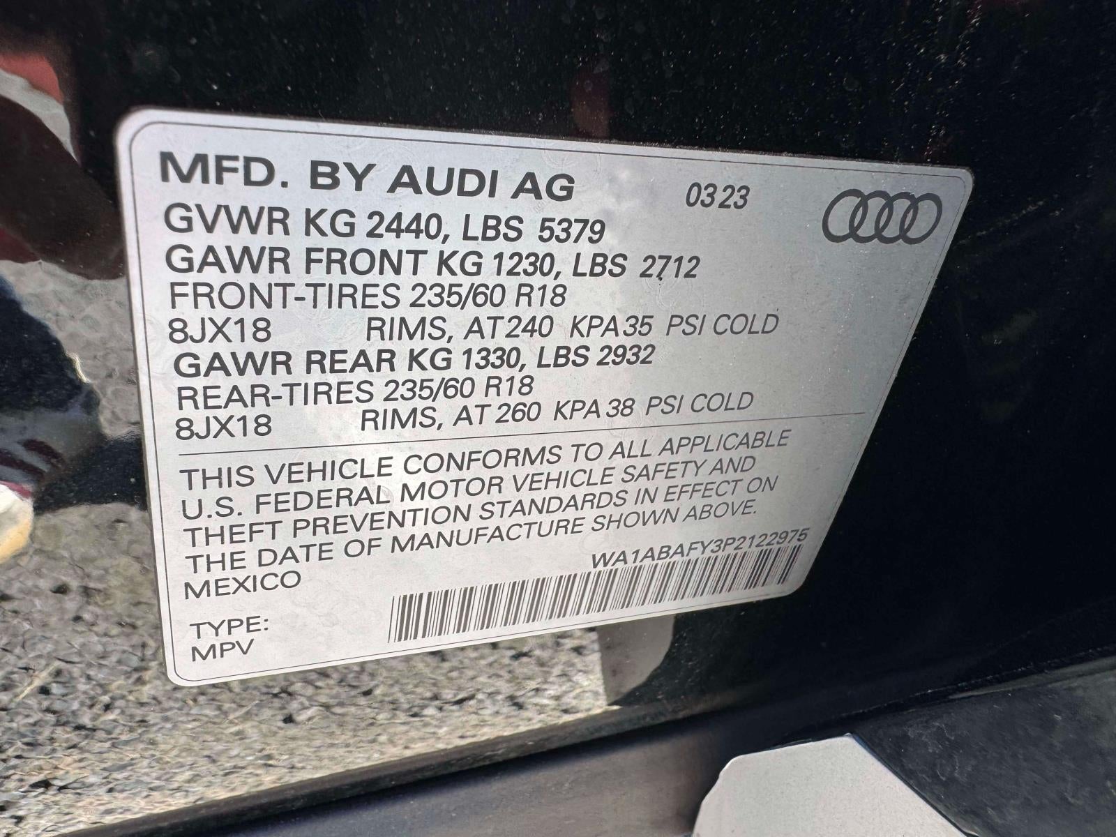 2023 Audi Q5 Premium 40 TFSI quattro