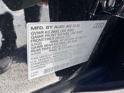 2025 Audi Q7 Premium Plus 45 TFSI quattro