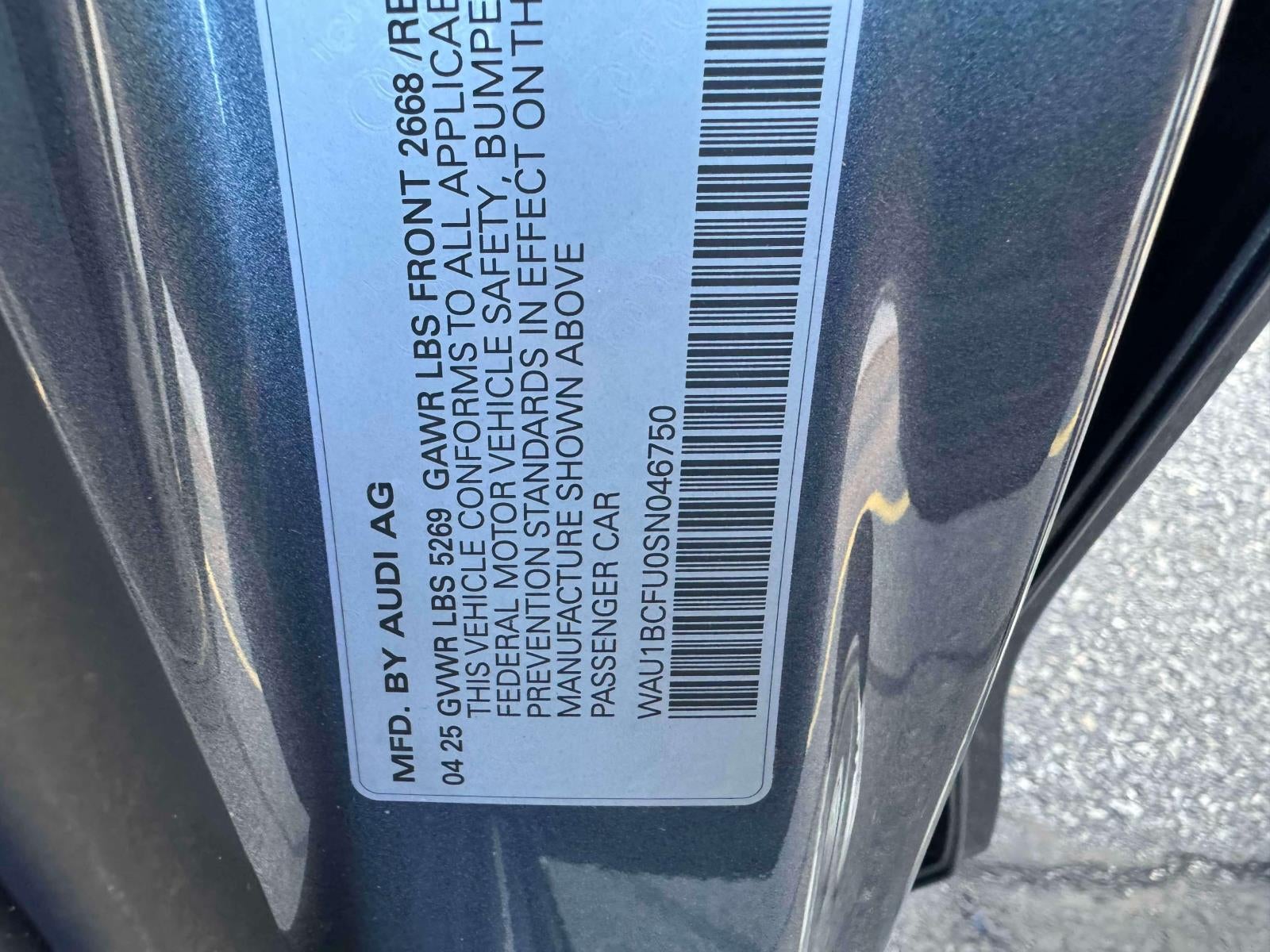 2025 Audi A5 Premium 2.0 TFSI quattro