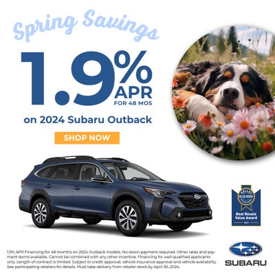 1.9% APR Outback
