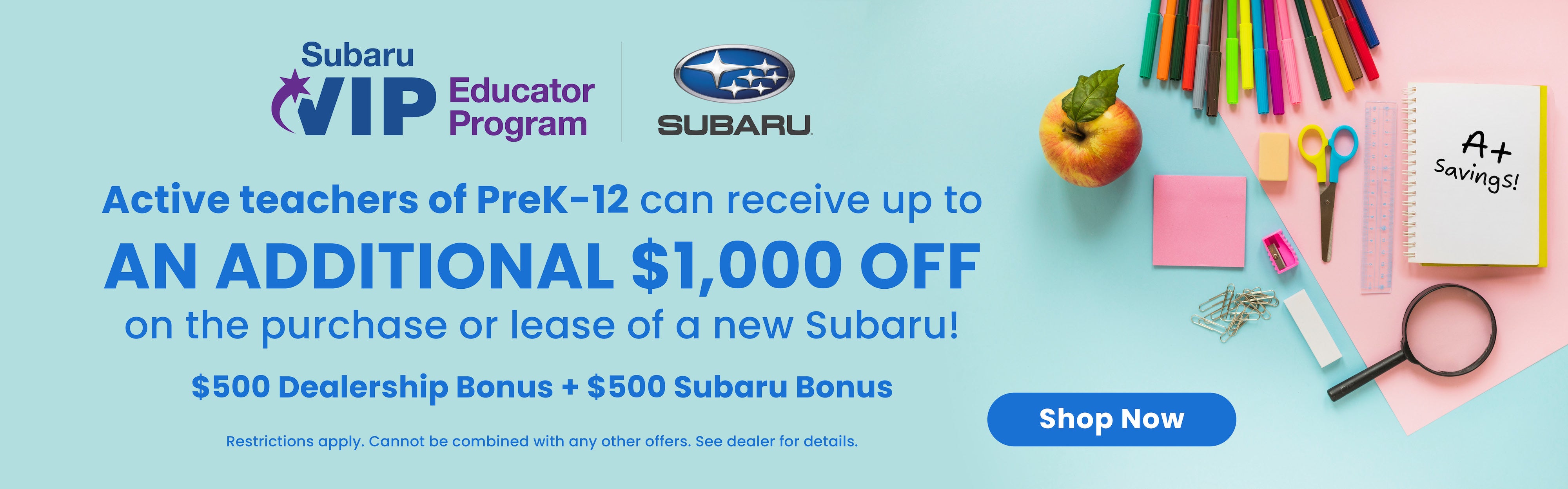 Educator $1,000 Discount